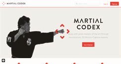 Desktop Screenshot of martialcodex.com